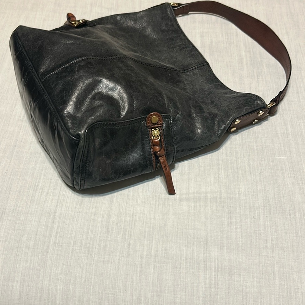 TANO Black Leather Women’s Bag - Picture 4 of 12